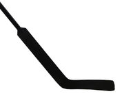 Goalie کربن Fiber Hockey Fiber 1 قطعه مقاومت در برابر خستگی