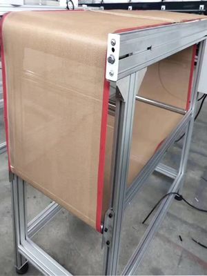 تسمه نقاله مشبک 10 * 10 میلی متر الیاف شیشه ای Ptfe مش